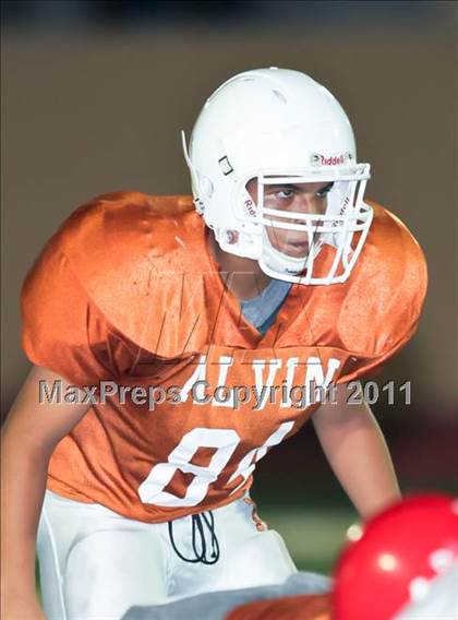 Thumbnail 3 in South Houston Freshman A @ Alvin Freshman Orange photogallery.