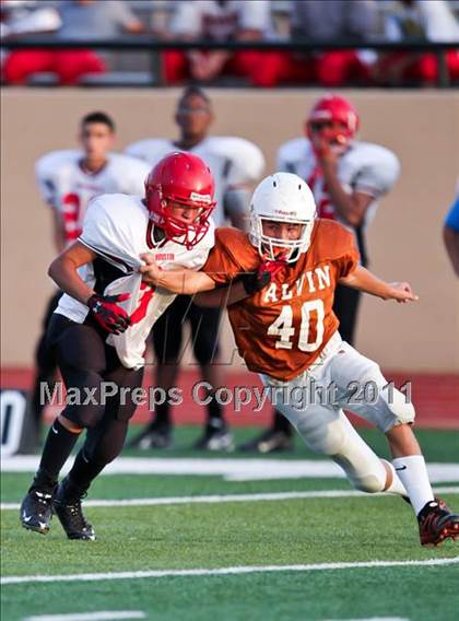 Thumbnail 2 in South Houston Freshman A @ Alvin Freshman Orange photogallery.