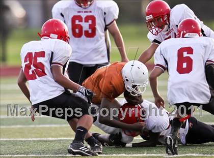 Thumbnail 3 in South Houston Freshman A @ Alvin Freshman Orange photogallery.