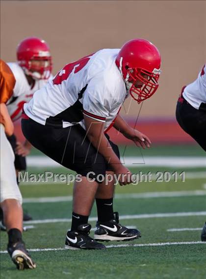 Thumbnail 3 in South Houston Freshman A @ Alvin Freshman Orange photogallery.