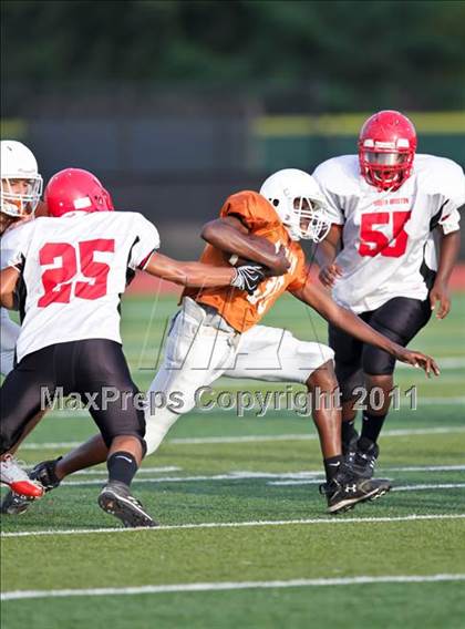 Thumbnail 3 in South Houston Freshman A @ Alvin Freshman Orange photogallery.