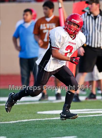 Thumbnail 3 in South Houston Freshman A @ Alvin Freshman Orange photogallery.
