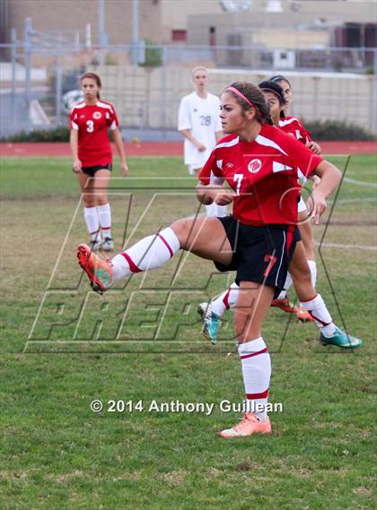 Thumbnail 2 in Tustin vs. Brea Olinda (Ocean View Girls Soccer Tournament) photogallery.