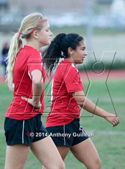 Thumbnail 2 in Tustin vs. Brea Olinda (Ocean View Girls Soccer Tournament) photogallery.