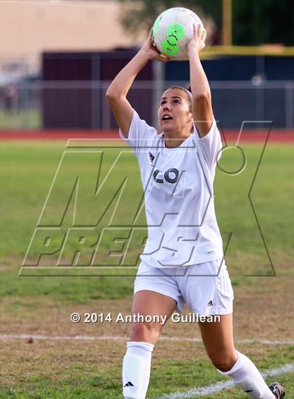 Thumbnail 2 in Tustin vs. Brea Olinda (Ocean View Girls Soccer Tournament) photogallery.