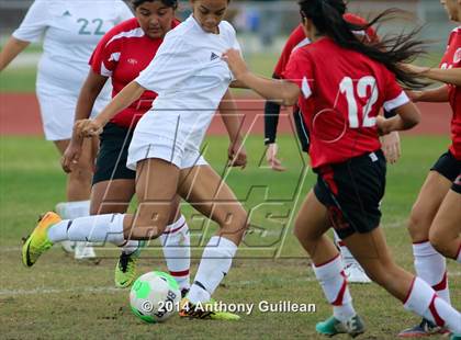 Thumbnail 3 in Tustin vs. Brea Olinda (Ocean View Girls Soccer Tournament) photogallery.