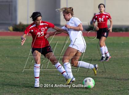 Thumbnail 3 in Tustin vs. Brea Olinda (Ocean View Girls Soccer Tournament) photogallery.