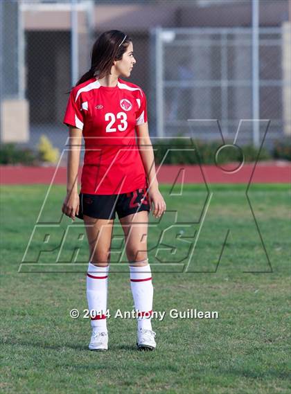 Thumbnail 2 in Tustin vs. Brea Olinda (Ocean View Girls Soccer Tournament) photogallery.