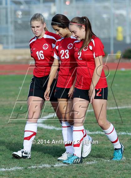 Thumbnail 2 in Tustin vs. Brea Olinda (Ocean View Girls Soccer Tournament) photogallery.