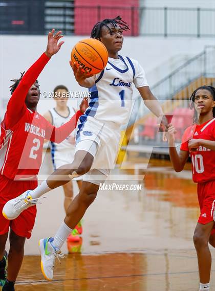 Thumbnail 3 in Lovett vs. Woodland (Region 5-AAAA Tournament) photogallery.