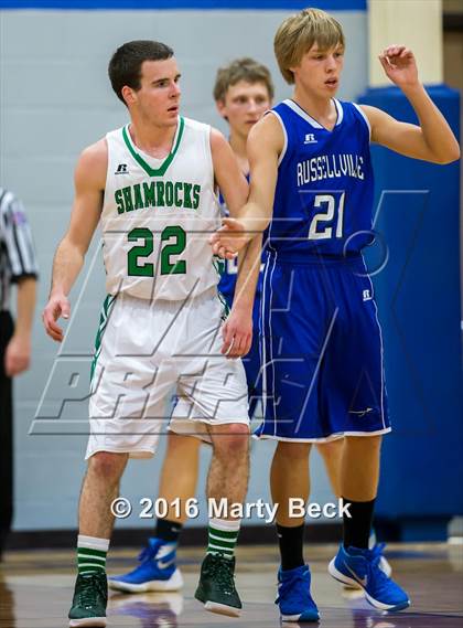 Thumbnail 2 in New Haven vs Russellville (South Callaway Varsity Tournament) photogallery.