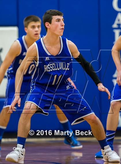 Thumbnail 3 in New Haven vs Russellville (South Callaway Varsity Tournament) photogallery.