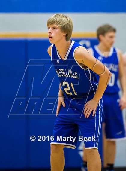 Thumbnail 2 in New Haven vs Russellville (South Callaway Varsity Tournament) photogallery.