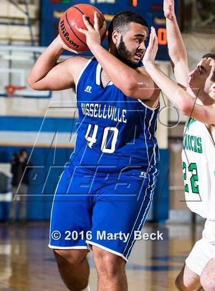 Thumbnail 3 in New Haven vs Russellville (South Callaway Varsity Tournament) photogallery.