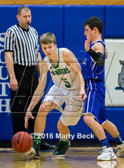 Thumbnail 1 in New Haven vs Russellville (South Callaway Varsity Tournament) photogallery.