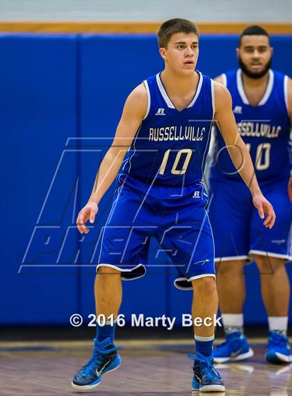 Thumbnail 1 in New Haven vs Russellville (South Callaway Varsity Tournament) photogallery.