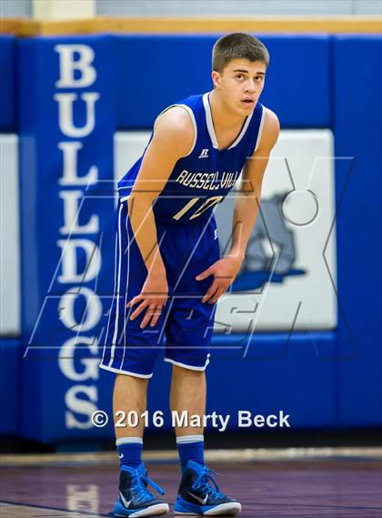Thumbnail 1 in New Haven vs Russellville (South Callaway Varsity Tournament) photogallery.