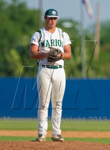 Thumbnail 1 in Marion vs. George West (UIL 2A Region IV Regional Quarter Finals) photogallery.