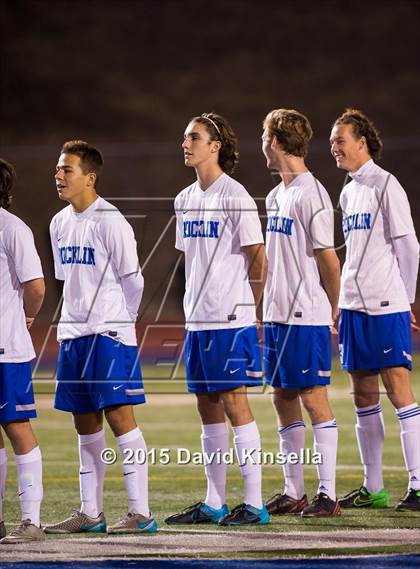 Thumbnail 2 in Pitman vs. Rocklin (CIF SJS Playoff) photogallery.