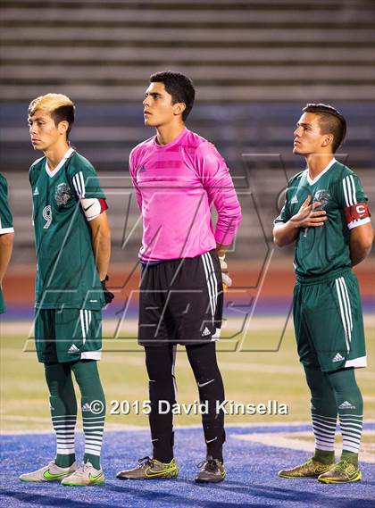 Thumbnail 1 in Pitman vs. Rocklin (CIF SJS Playoff) photogallery.