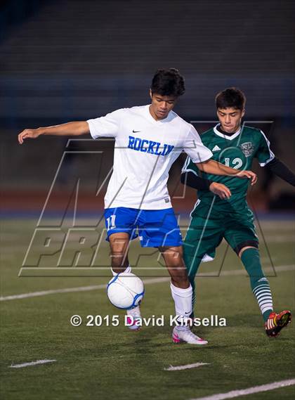 Thumbnail 2 in Pitman vs. Rocklin (CIF SJS Playoff) photogallery.