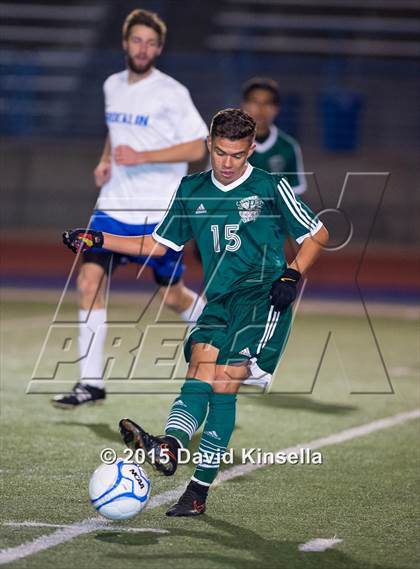 Thumbnail 1 in Pitman vs. Rocklin (CIF SJS Playoff) photogallery.