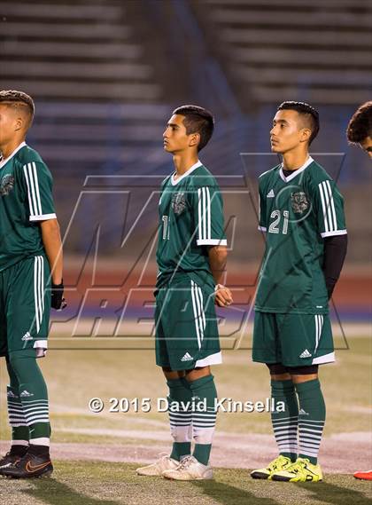 Thumbnail 2 in Pitman vs. Rocklin (CIF SJS Playoff) photogallery.