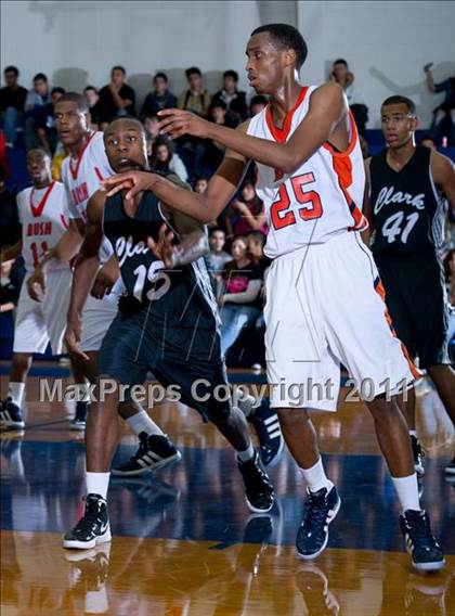 Thumbnail 3 in Clark vs. Fort Bend Bush (McDonald's Texas Invitational) photogallery.