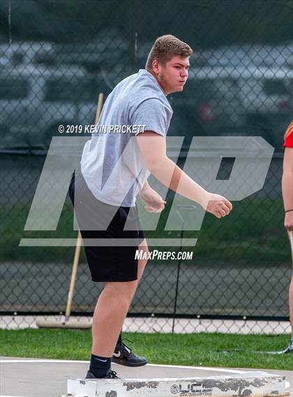 Thumbnail 1 in CHSAA Track and Field 5A Championships (Boys Shot Put)  photogallery.