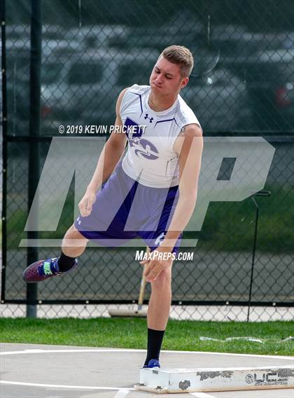 Thumbnail 2 in CHSAA Track and Field 5A Championships (Boys Shot Put)  photogallery.