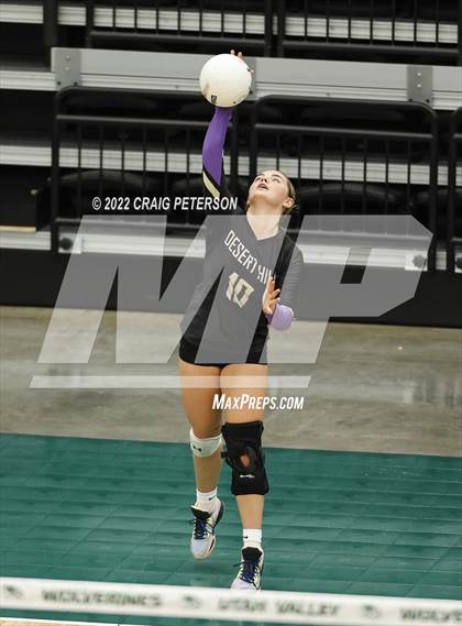 Thumbnail 2 in Desert Hills vs. Sky View (UHSAA 4A Semifinal) photogallery.