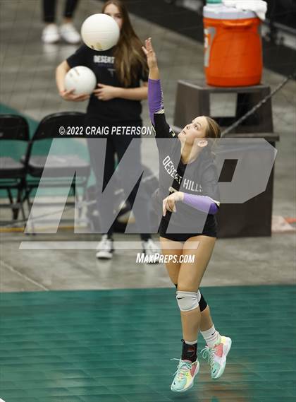 Thumbnail 2 in Desert Hills vs. Sky View (UHSAA 4A Semifinal) photogallery.