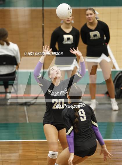 Thumbnail 1 in Desert Hills vs. Sky View (UHSAA 4A Semifinal) photogallery.