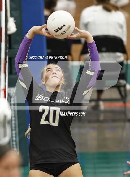 Thumbnail 1 in Desert Hills vs. Sky View (UHSAA 4A Semifinal) photogallery.