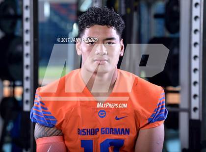 Thumbnail 1 in Bishop Gorman (Preseason Early Contenders Photo Shoot)  photogallery.