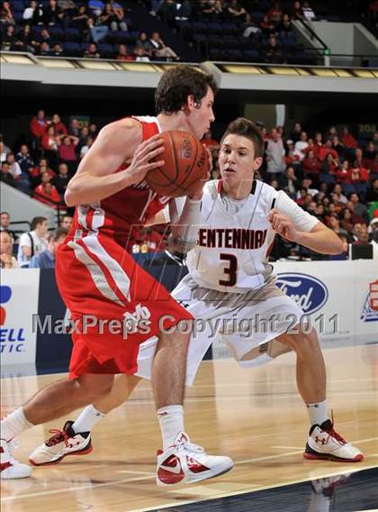 Thumbnail 3 in Mater Dei vs. Centennial (CIF SS Playoffs) photogallery.