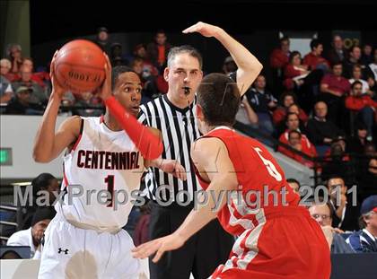 Thumbnail 1 in Mater Dei vs. Centennial (CIF SS Playoffs) photogallery.