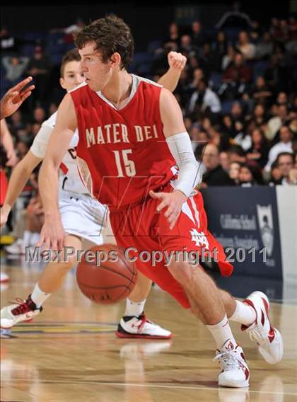 Thumbnail 3 in Mater Dei vs. Centennial (CIF SS Playoffs) photogallery.