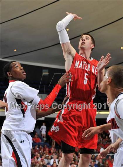 Thumbnail 2 in Mater Dei vs. Centennial (CIF SS Playoffs) photogallery.