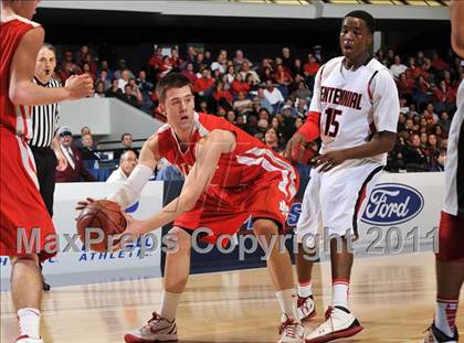 Thumbnail 2 in Mater Dei vs. Centennial (CIF SS Playoffs) photogallery.