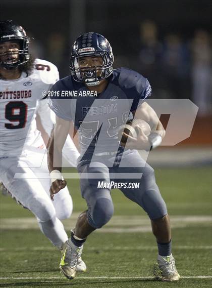 Thumbnail 3 in Pittsburg @ Freedom (CIF NCS Open Semifinal) photogallery.