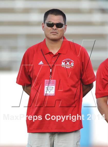 Thumbnail 1 in Native All-Star Football Classic (Red Hawks vs. Blue Eagles) photogallery.
