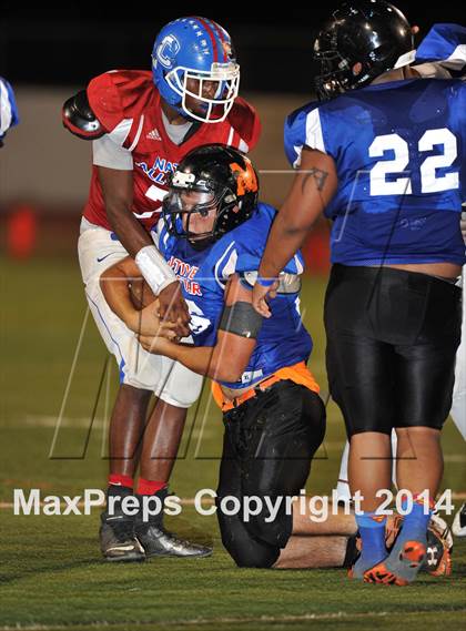 Thumbnail 2 in Native All-Star Football Classic (Red Hawks vs. Blue Eagles) photogallery.