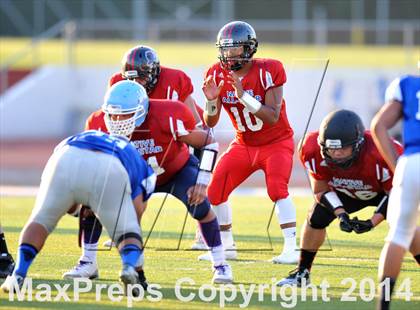 Thumbnail 2 in Native All-Star Football Classic (Red Hawks vs. Blue Eagles) photogallery.