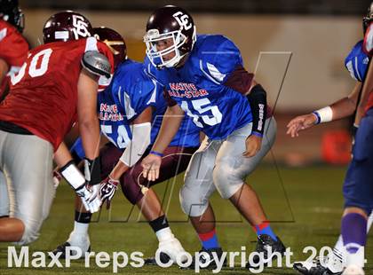 Thumbnail 3 in Native All-Star Football Classic (Red Hawks vs. Blue Eagles) photogallery.