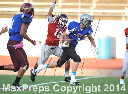 Thumbnail 3 in Native All-Star Football Classic (Red Hawks vs. Blue Eagles) photogallery.