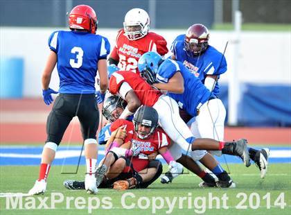 Thumbnail 3 in Native All-Star Football Classic (Red Hawks vs. Blue Eagles) photogallery.