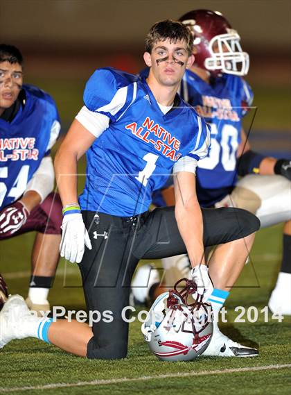 Thumbnail 3 in Native All-Star Football Classic (Red Hawks vs. Blue Eagles) photogallery.