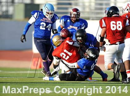 Thumbnail 1 in Native All-Star Football Classic (Red Hawks vs. Blue Eagles) photogallery.