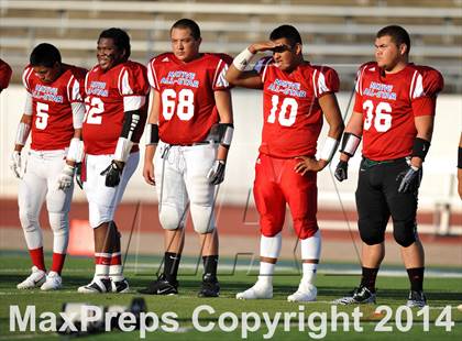 Thumbnail 1 in Native All-Star Football Classic (Red Hawks vs. Blue Eagles) photogallery.